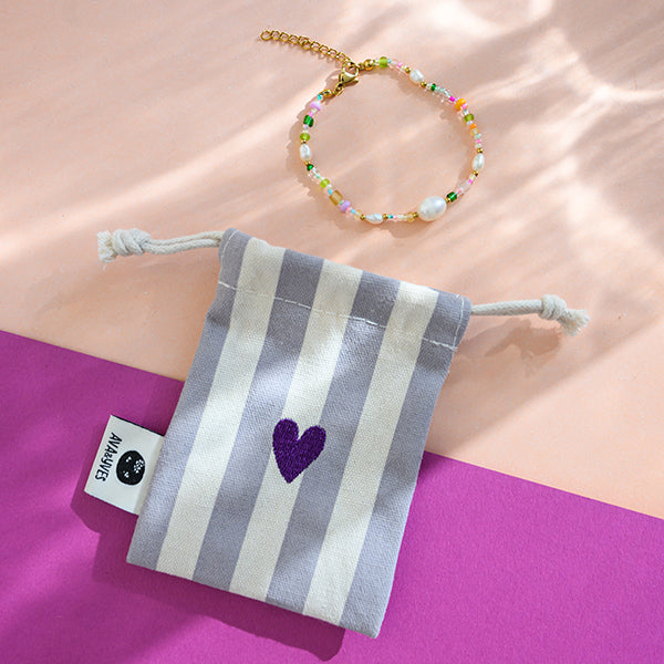 Perlenarmband | Pastell