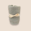 Musselintuch dusty green