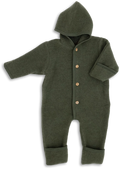 Kapuzenoverall Schilf Melange am Baby getragen, Blush Couture