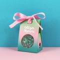 Flummiball | Konfetti Sterne Herzen Glitzer Pastell