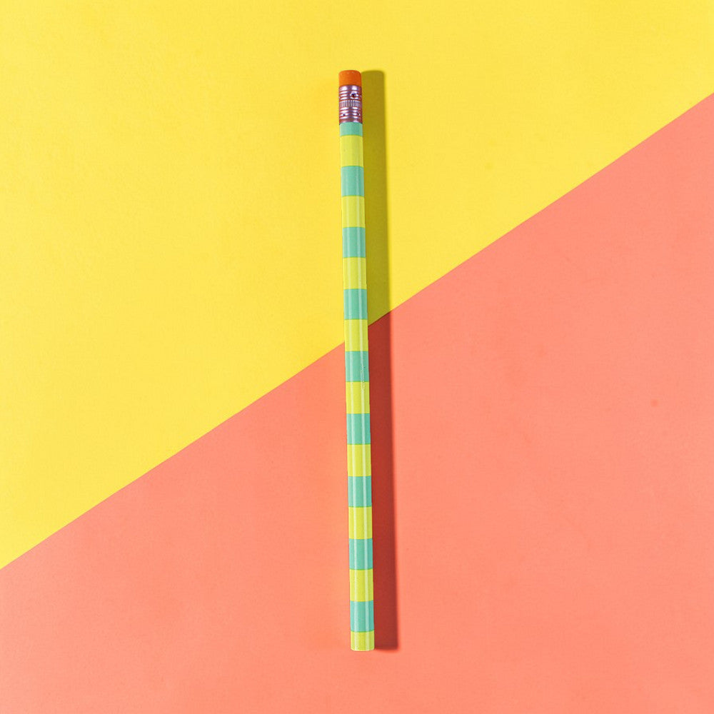 Bleistift | Stripes Mint Gelb