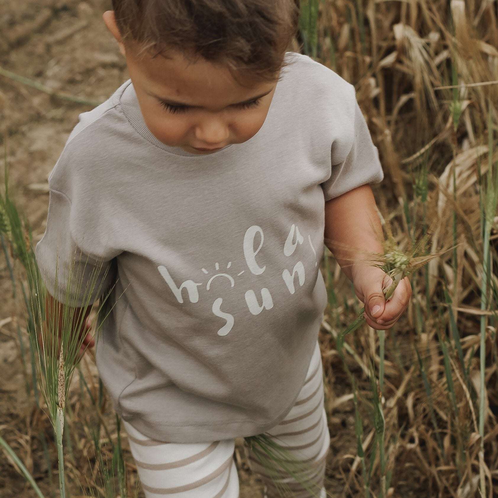 Organic Oversize Shirt caramel hola