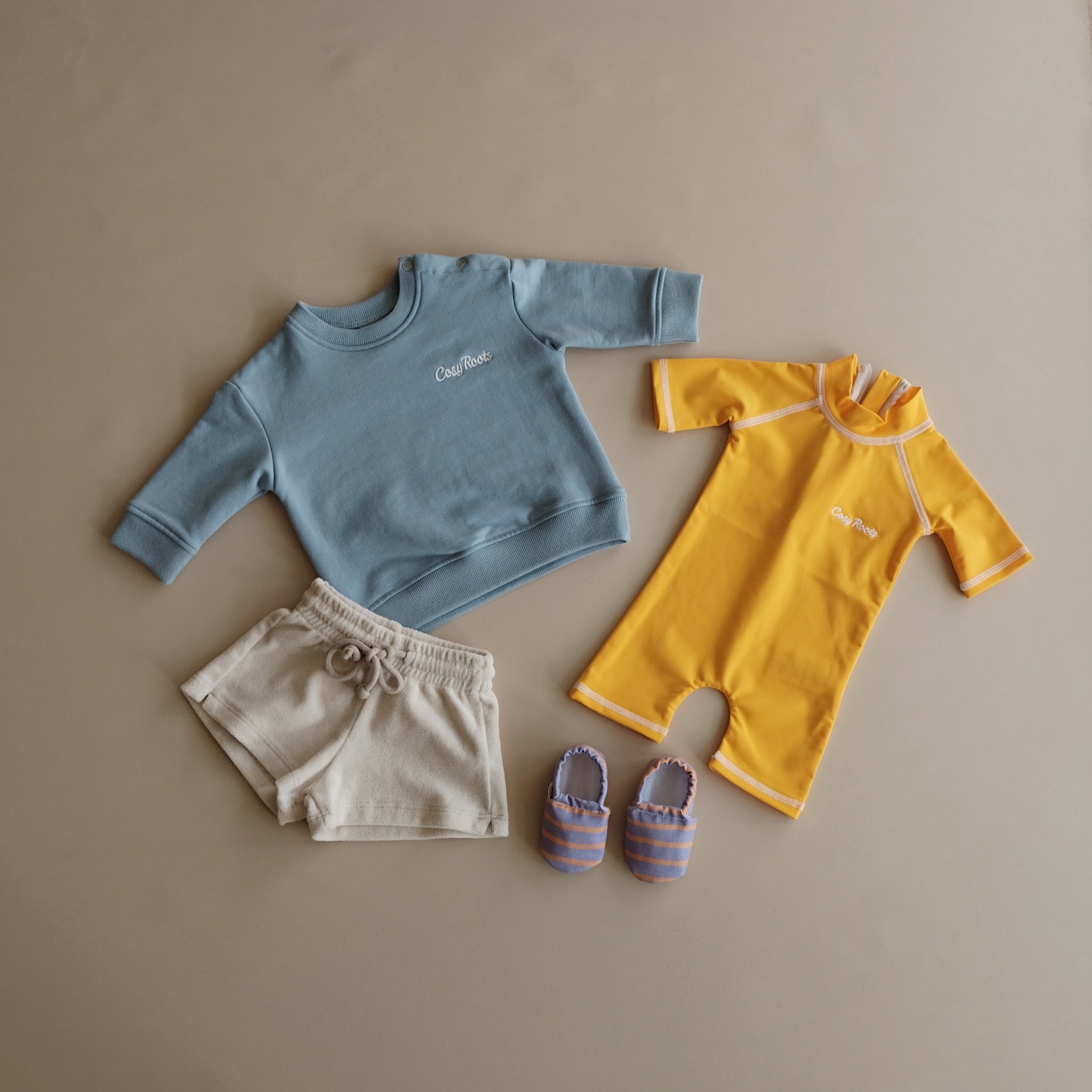 Schühchen Sunset Sorbet (lavender/orange striped) 8