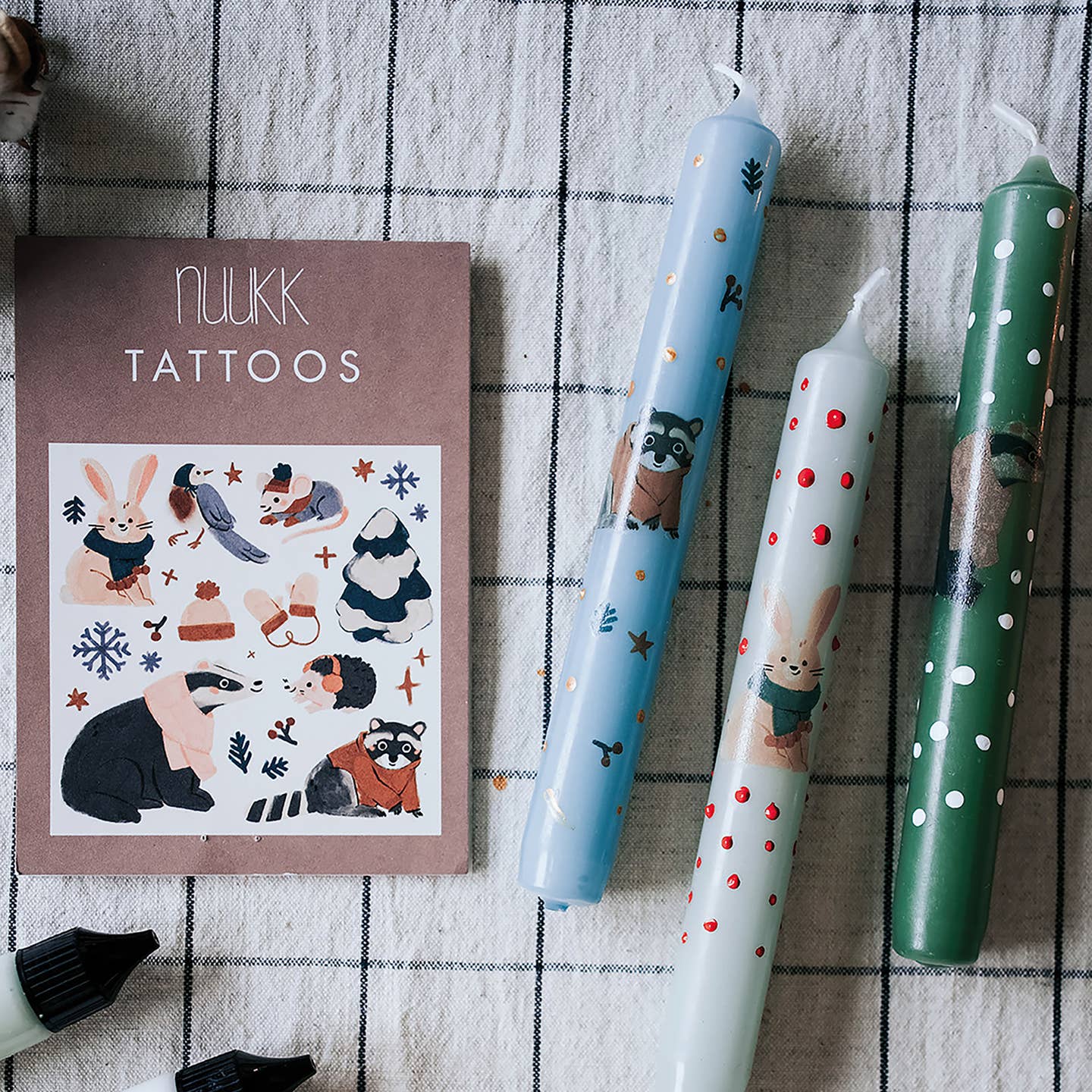 Bio Tattoos Schals und Mützen