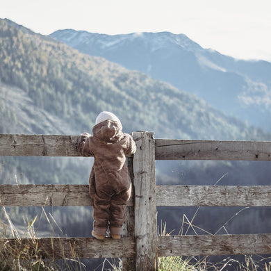 Organic Teddy Overall Mocha