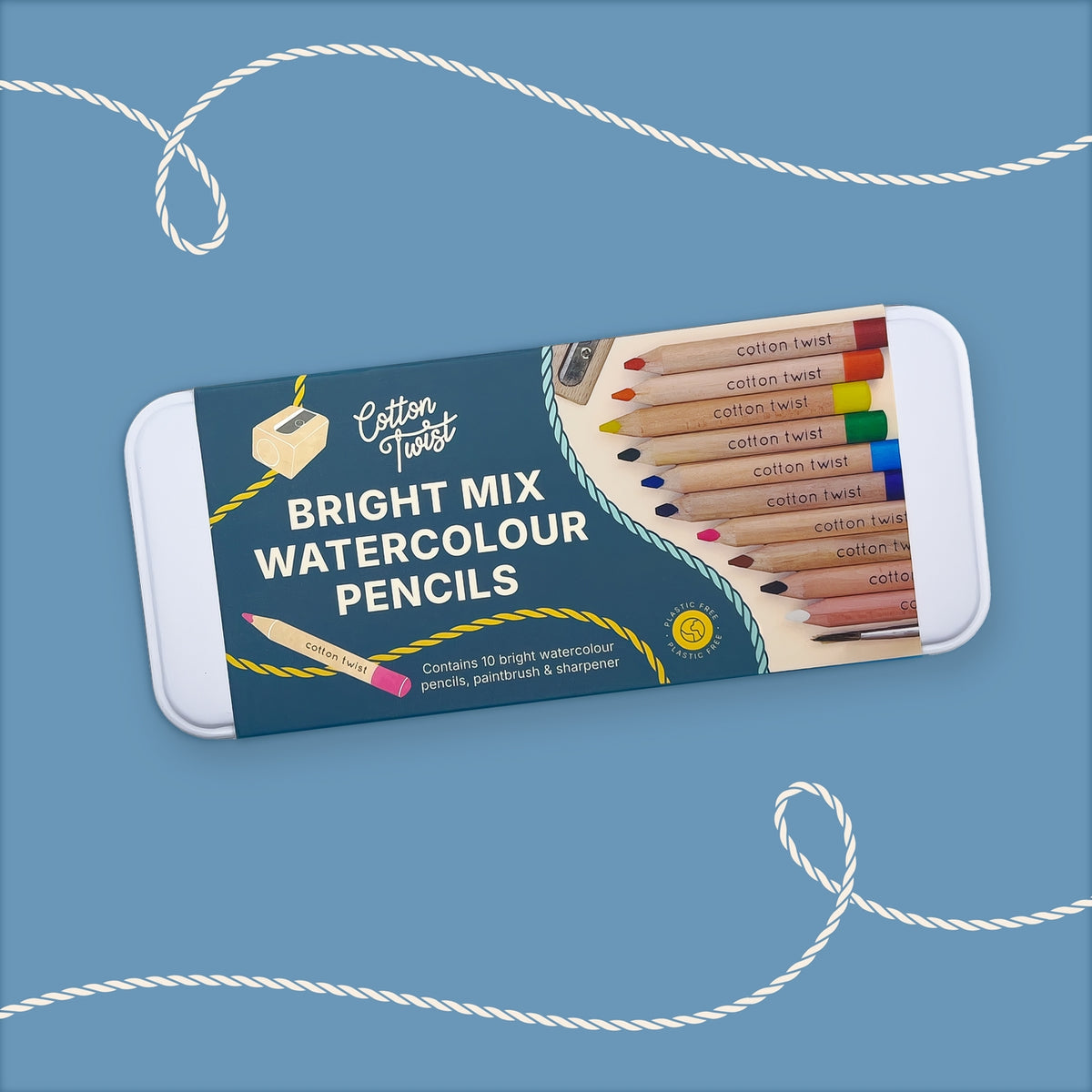 Bright mix watercolour pencils