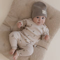 Organic Rib Leggings Tiny Olives