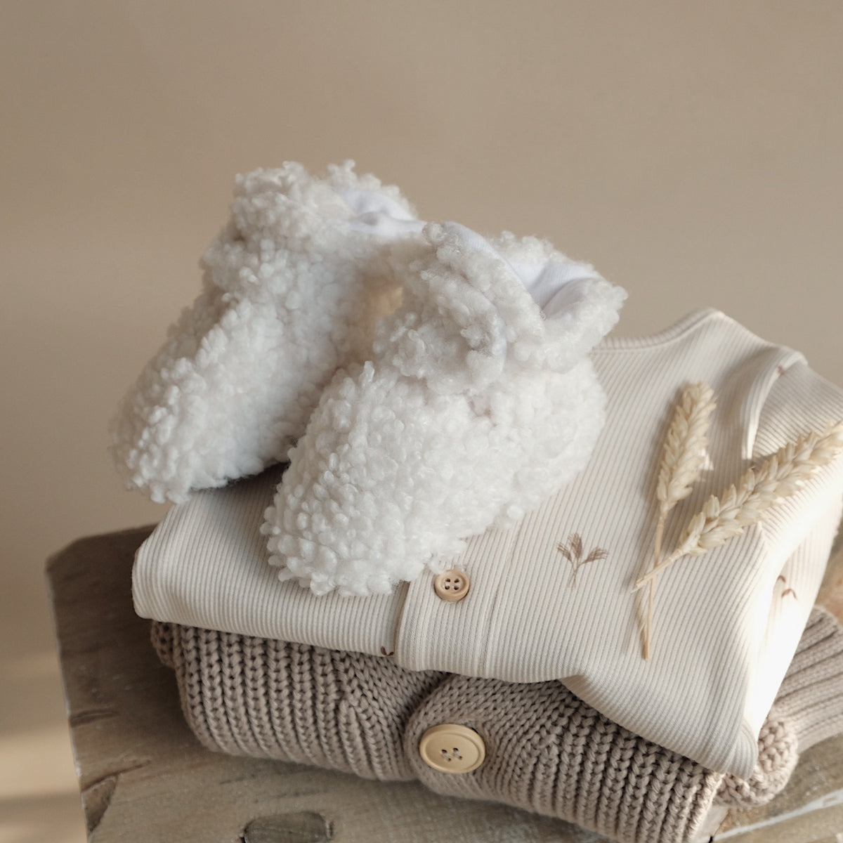Teddy Booties Milk