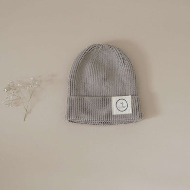 Organic Knit Beanie Khaki