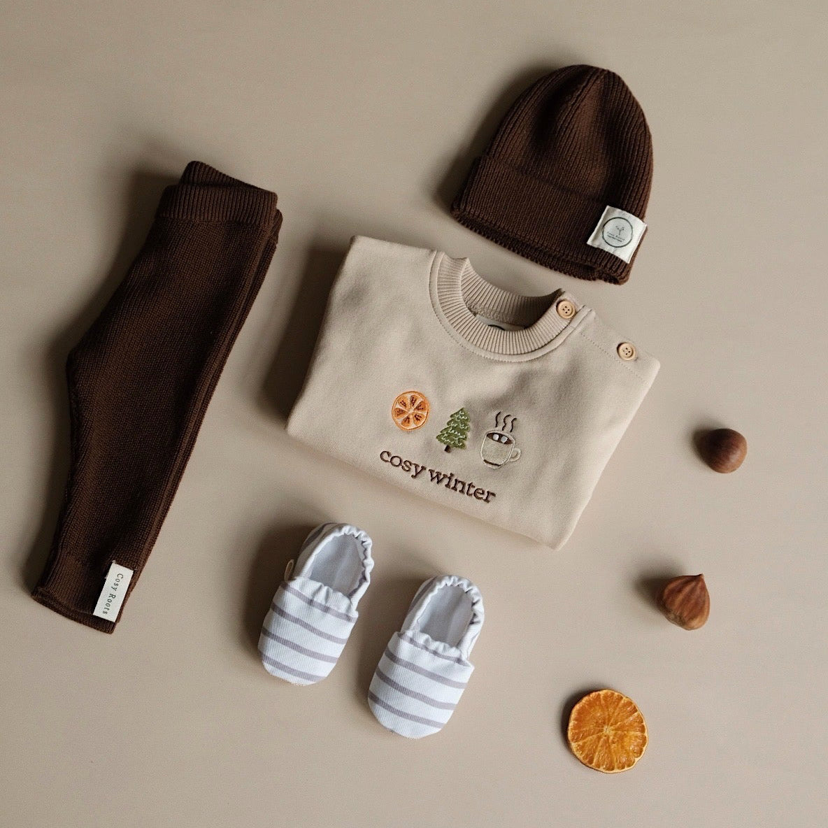 Family Sweatshirt Oatmilk cosy winter