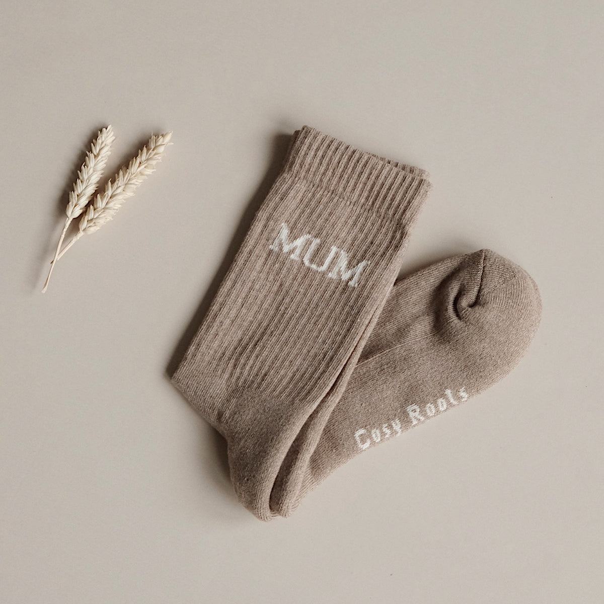 Organic Socks Mum - caramel