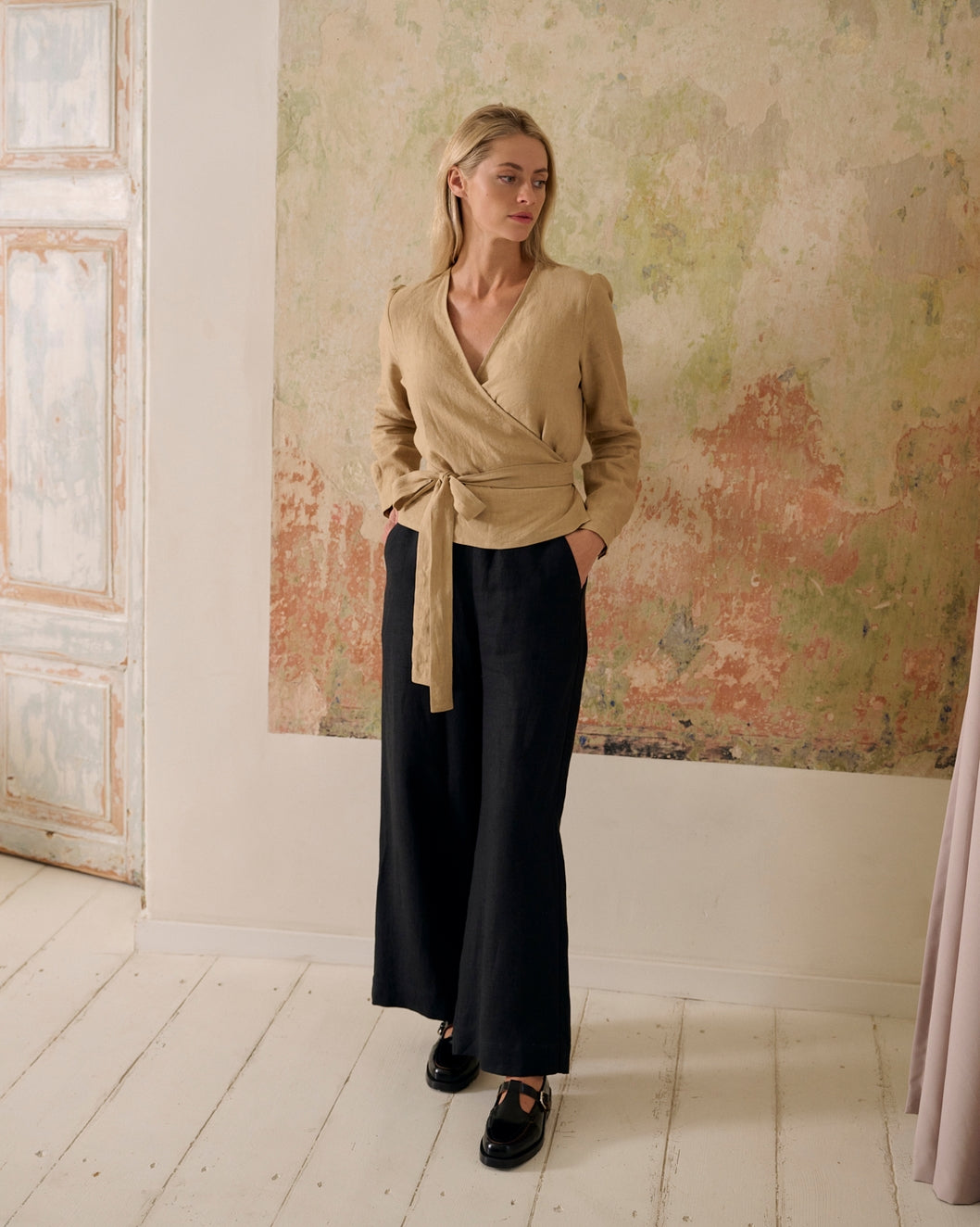 Linen Hose brown