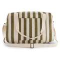 Weekend bag Raphael khaki getreift
