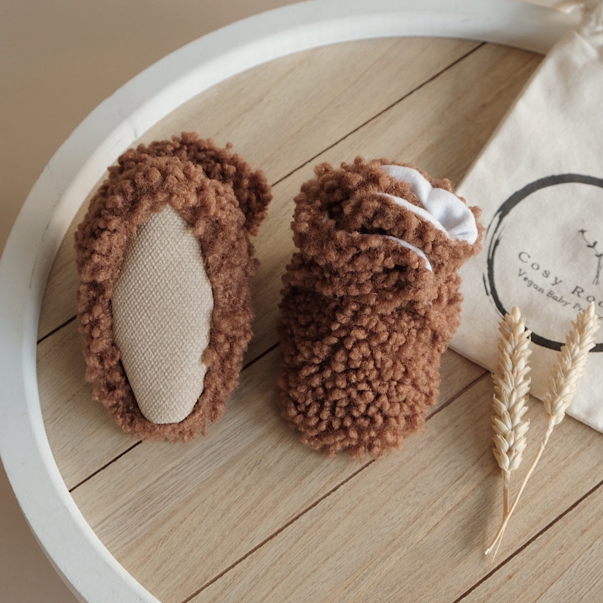 Teddy Booties Chocolate