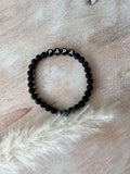Armband Papa schwarz