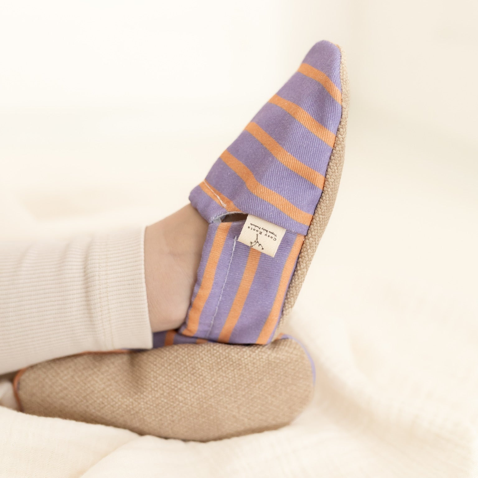 Schühchen Sunset Sorbet (lavender/orange striped) 4