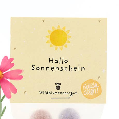 Blumenmurmeln 'Hallo Sonnenschein'