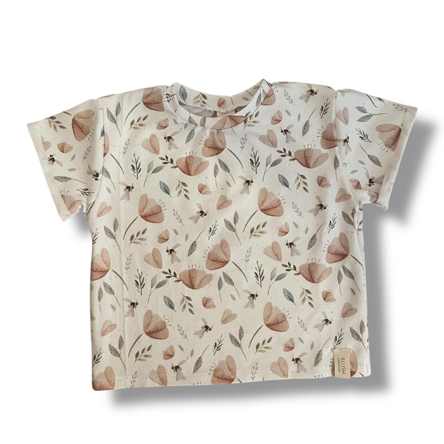Oversized T-Shirt Flowers & Bees