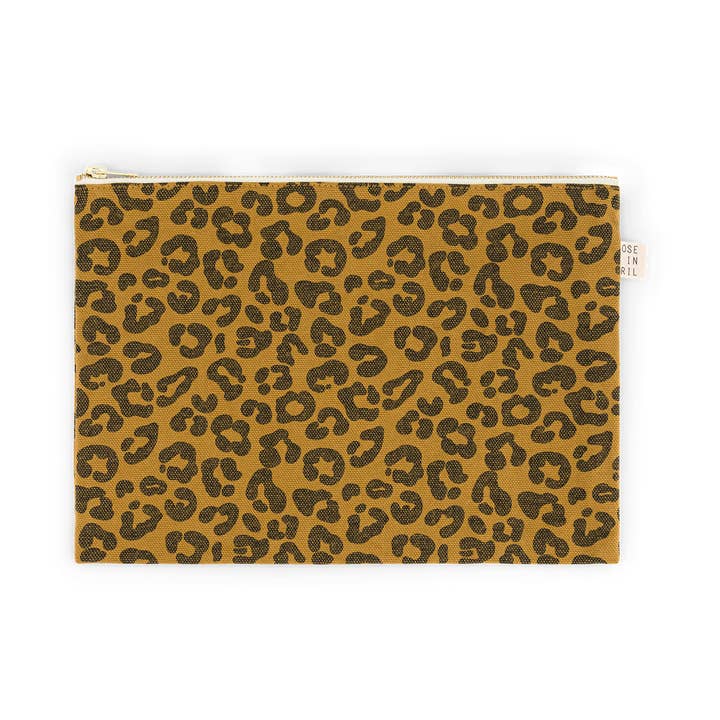 Kosmetiktasche Lili gross Leo caramel