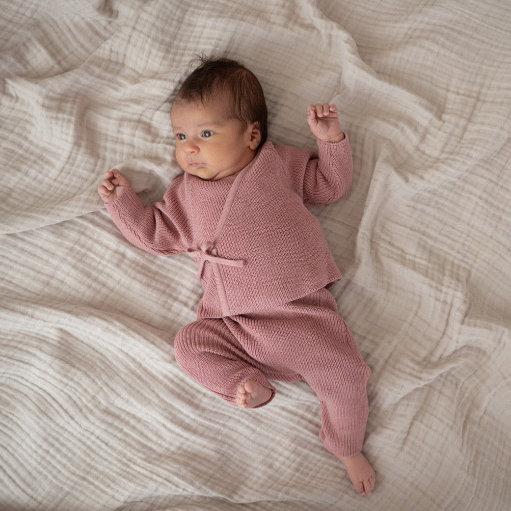 My first organic Set NB 0-2Mte Dusty Rose