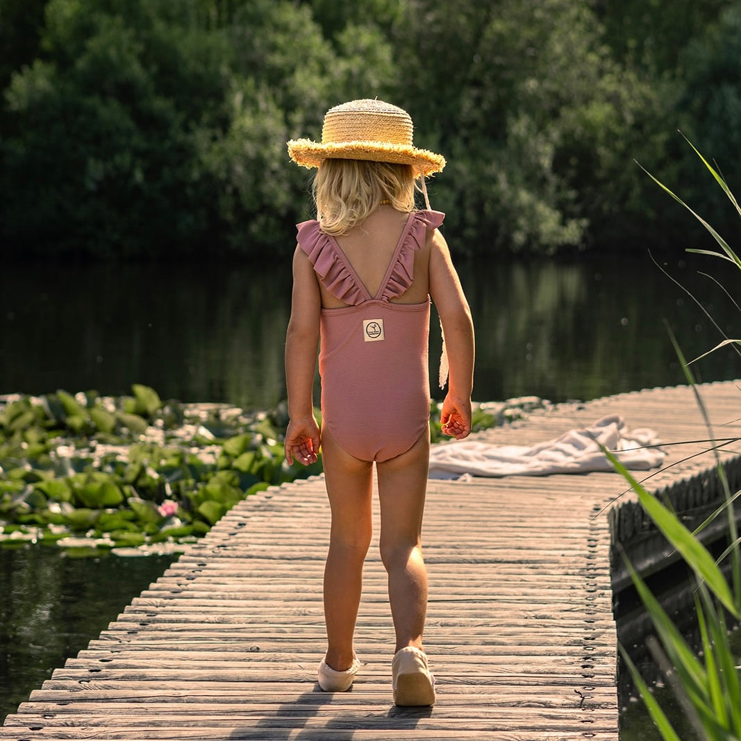 Badekleid dusty rose