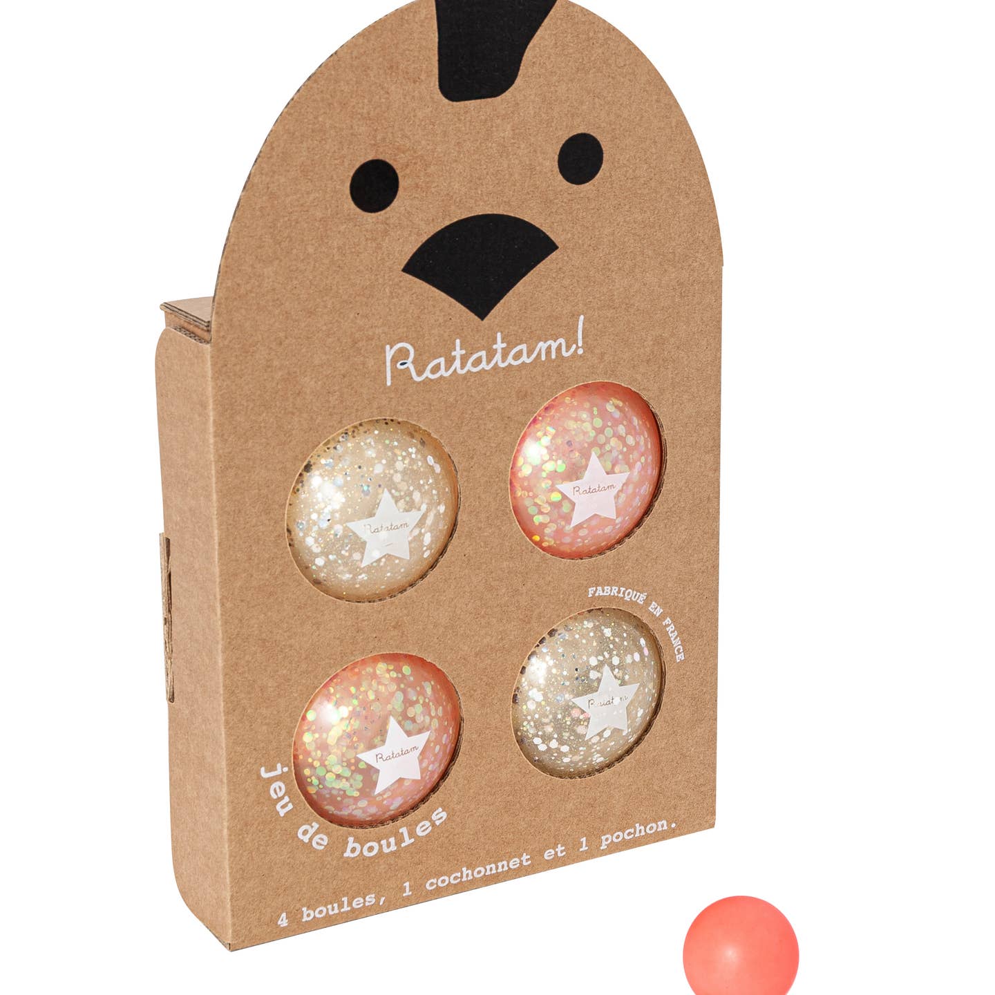 Bubbleballs Petanques silber/rosa