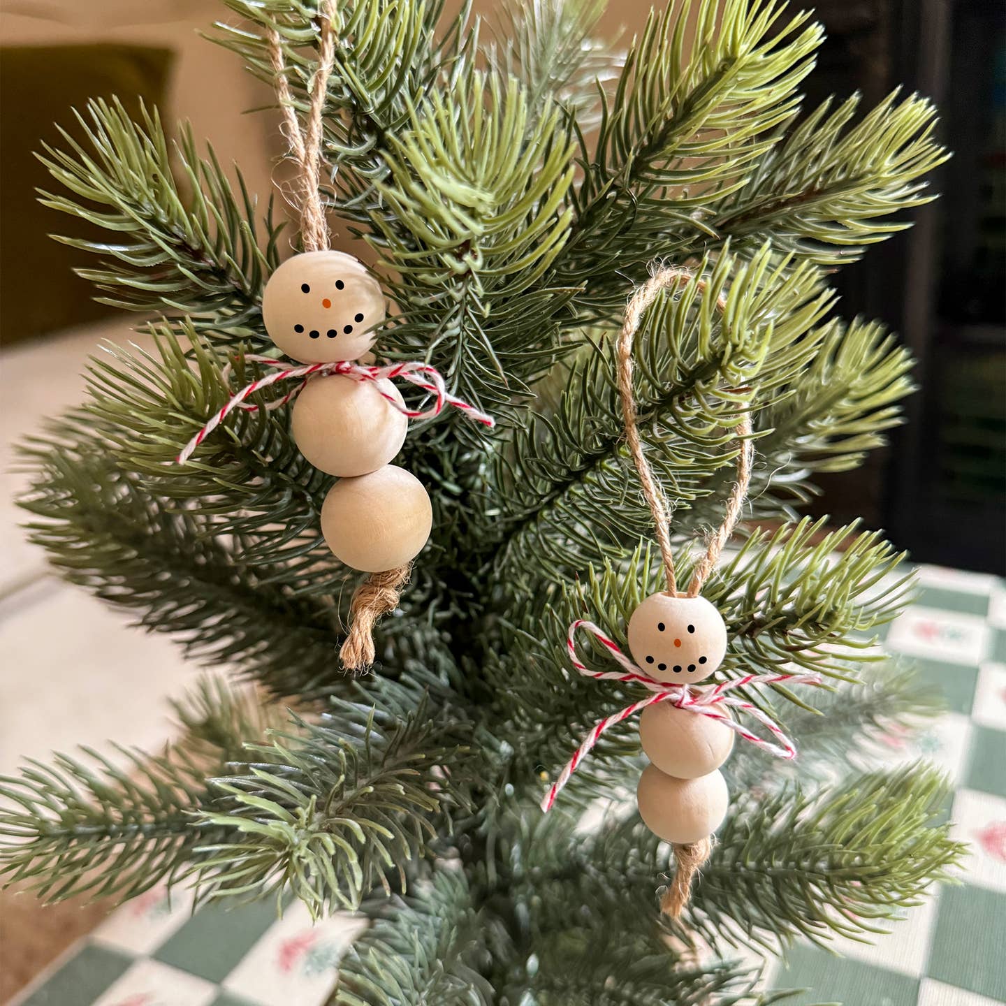 Weihnachts-Schneemann-Dekorationen