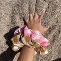 Scrunchie Chouchou Vichy Kanalblau