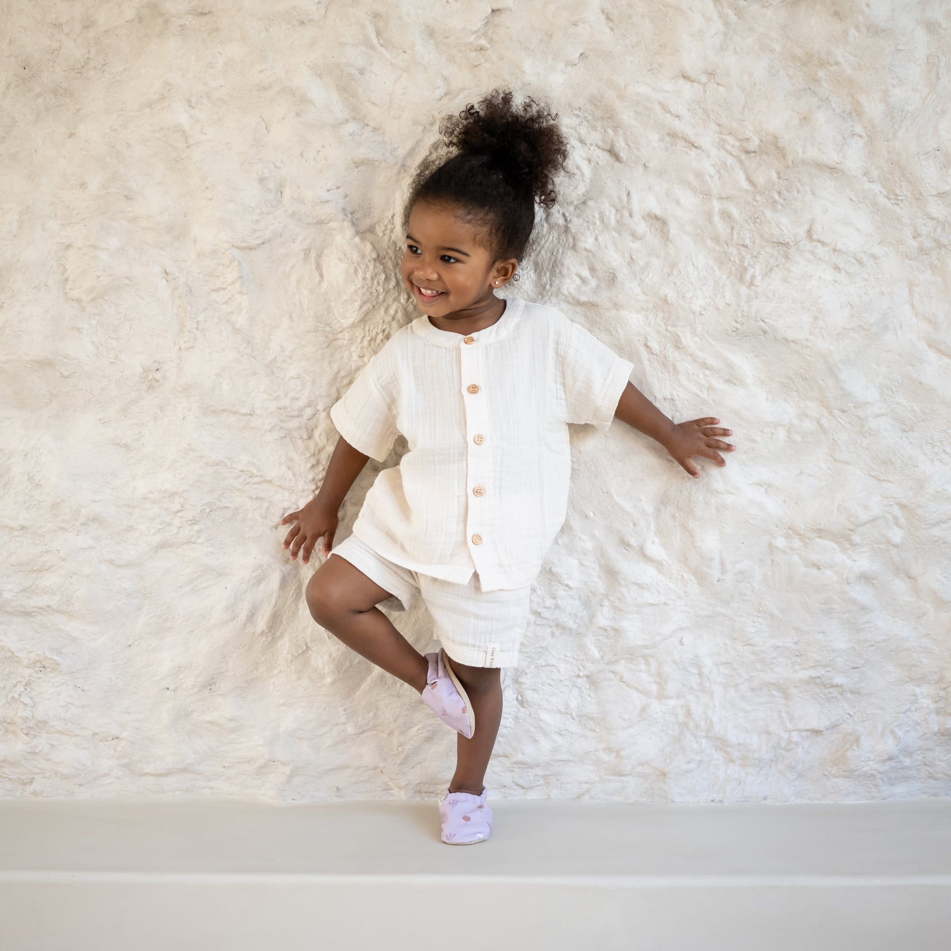 Organic Muslin Shorts Sand