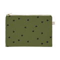 Kosmetiktasche Lili gross Herz khaki