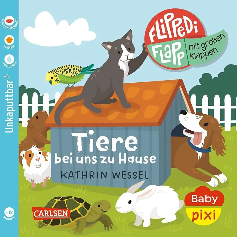 Baby Pixi 189: Flippediflapp – Tiere bei uns zu Hause