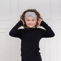 Strickstirnband Kinder Merino und Cashmere 3-7y | staubrosa