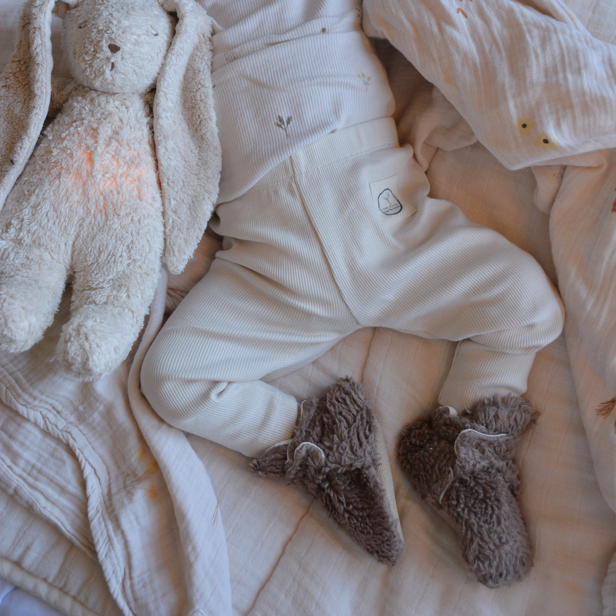 Teddy Booties Mocha