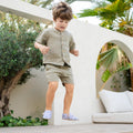 Organic Muslin Shirt Khaki