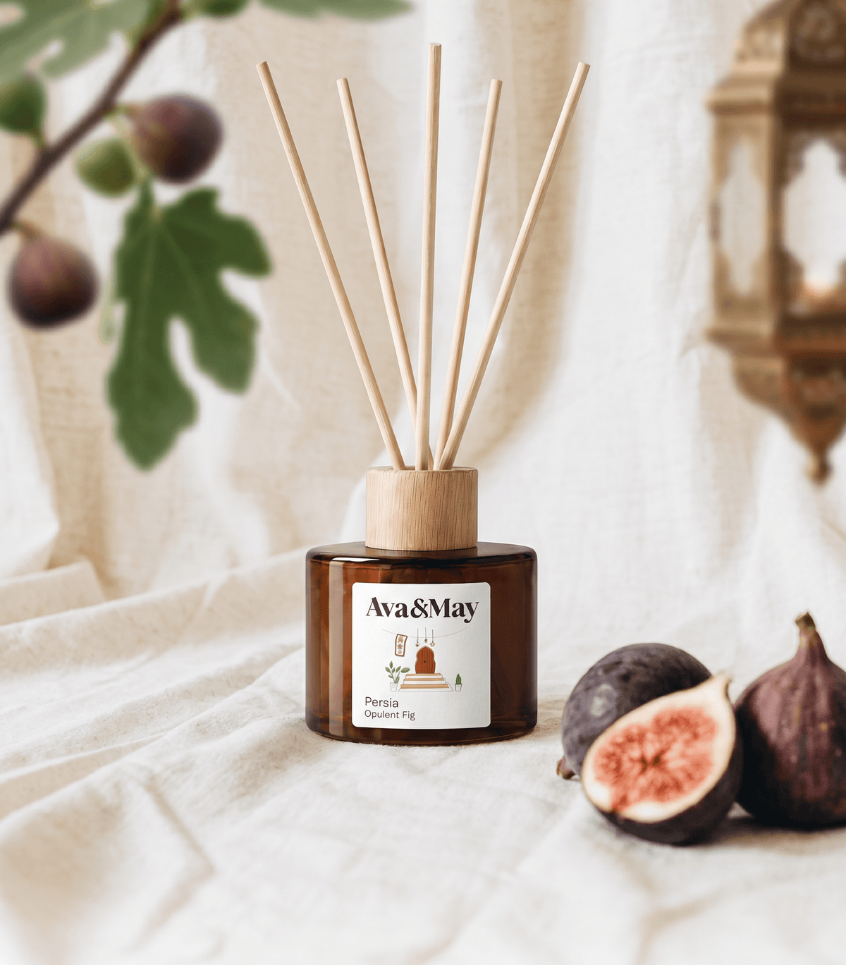 Duftstäbchen Persia mit Rattan-Stäbchen, Blush Couture