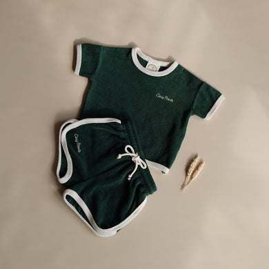 Organic Terry Shirt Vintage Green