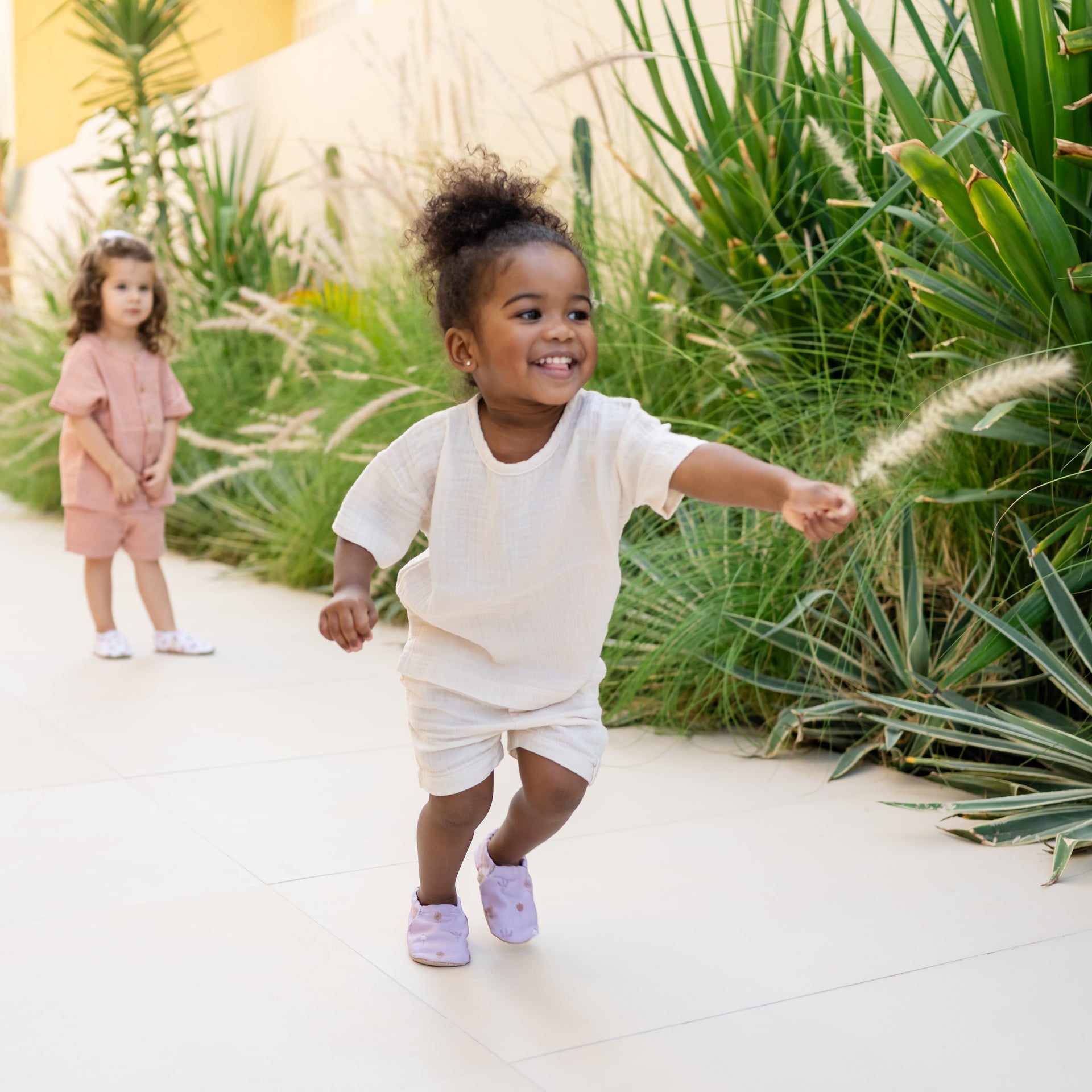 Organic Muslin T-Shirt sand 3