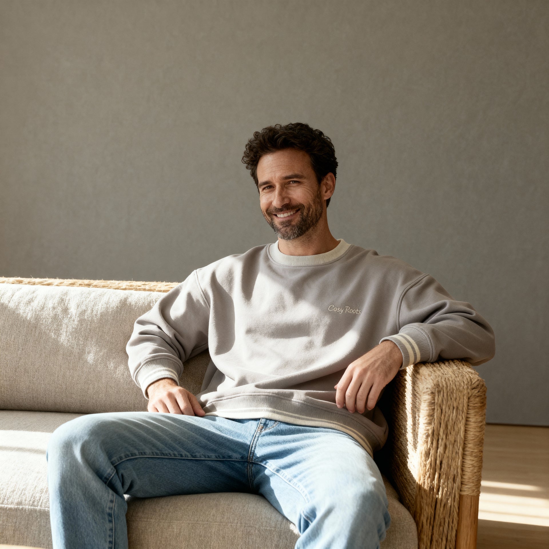 Family Sweatshirt DAD Caramel