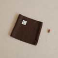 Organic Knit Scarf Chocolate