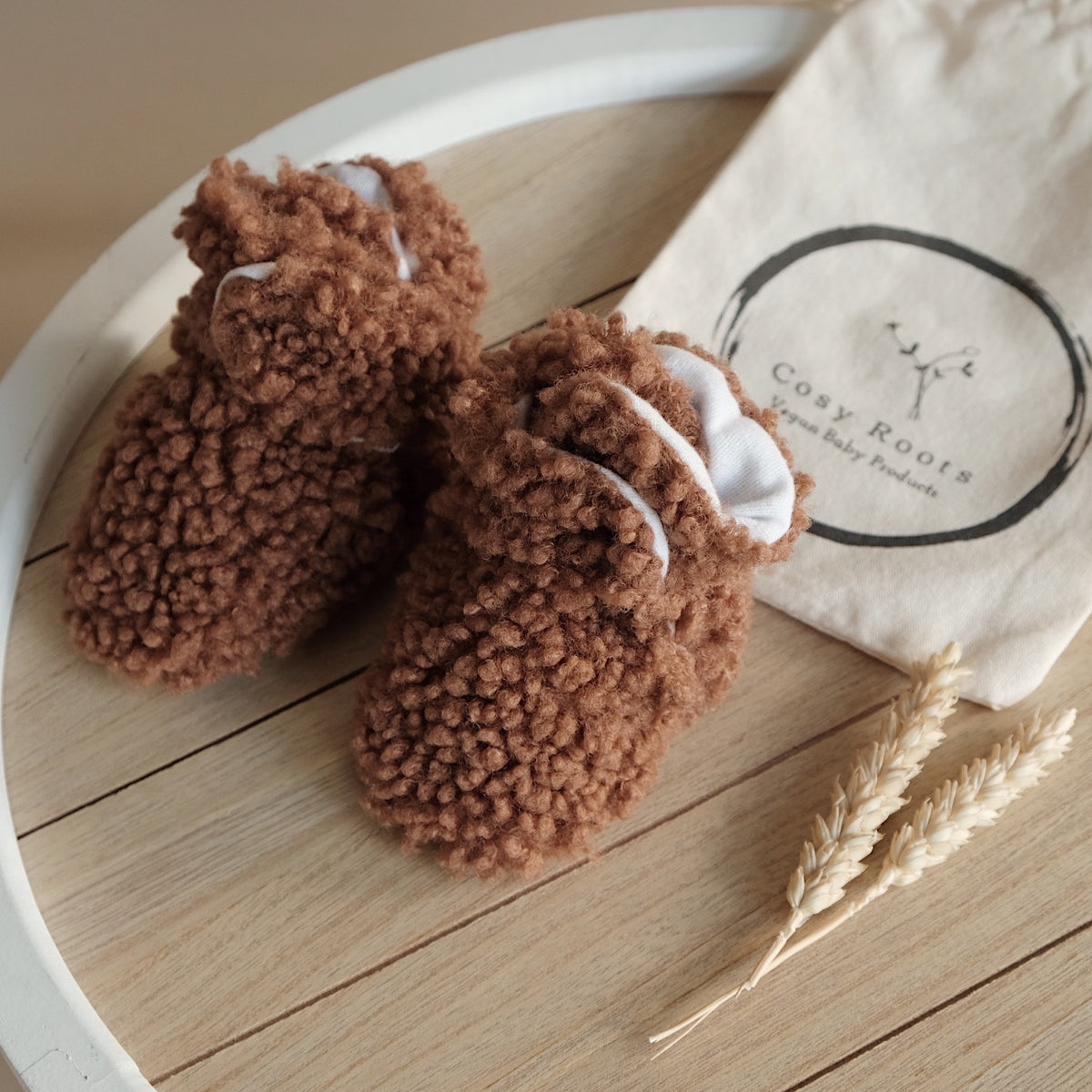 Teddy Booties Chocolate