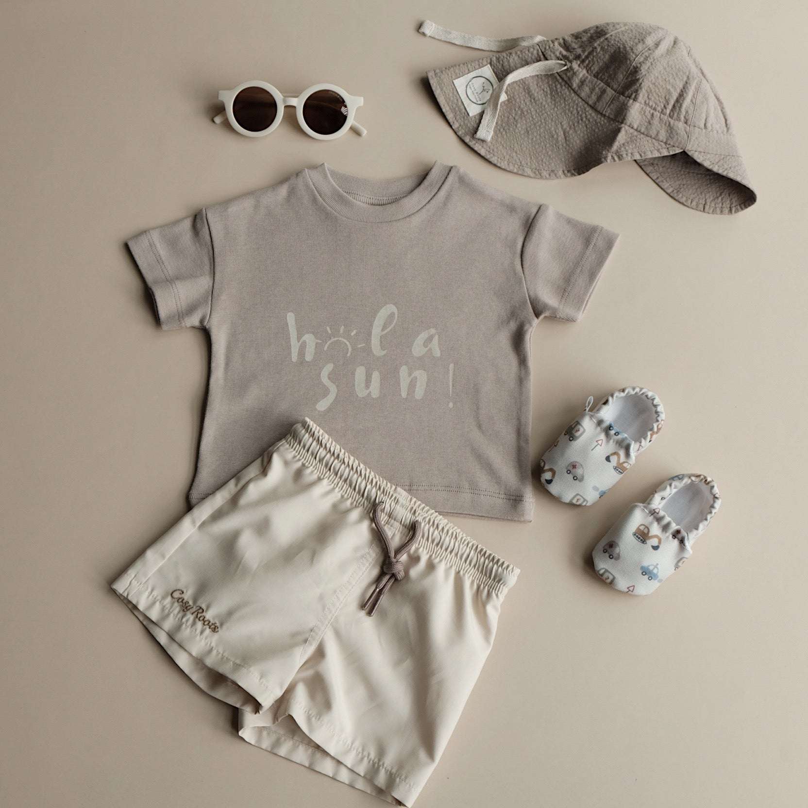 Organic Oversize Shirt caramel hola