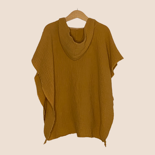 Badeponcho dusty green Dino