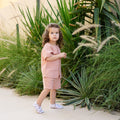 Organic Muslin Shorts Dusty Rose