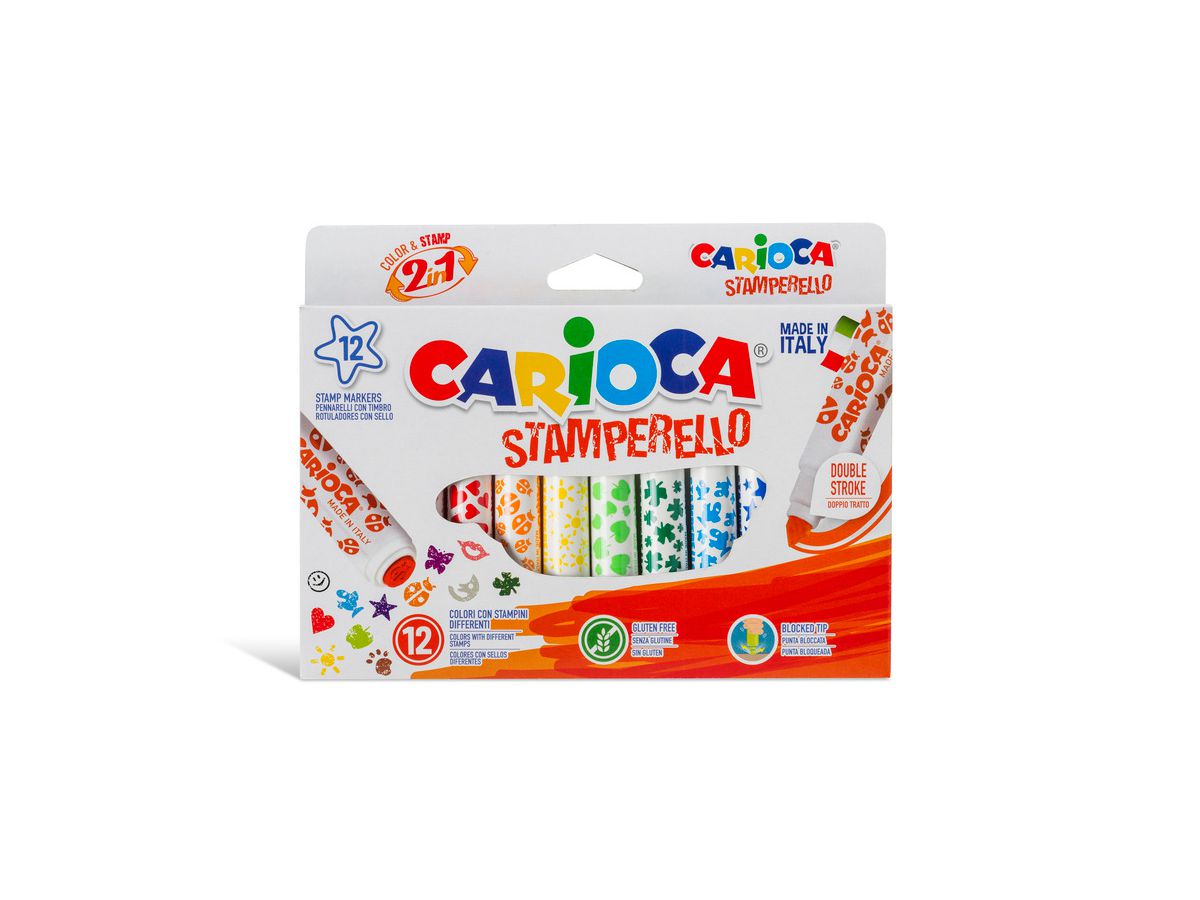 CARIOCA Fasermaler Stamperello 12Stk