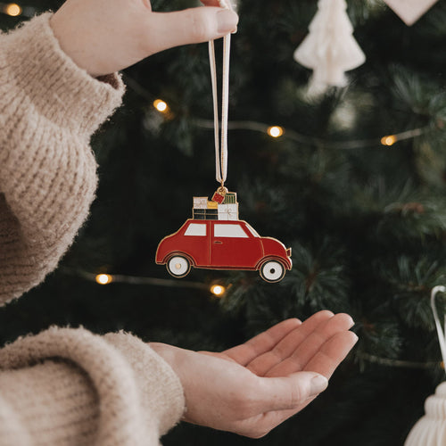 Baumschmuck Weihnachtsauto