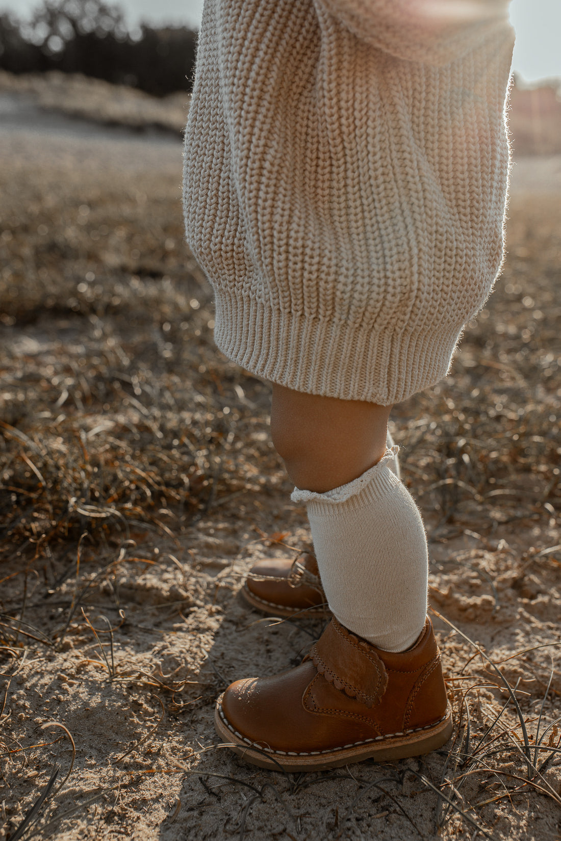 Chunky Knit Sweater Kids - oat