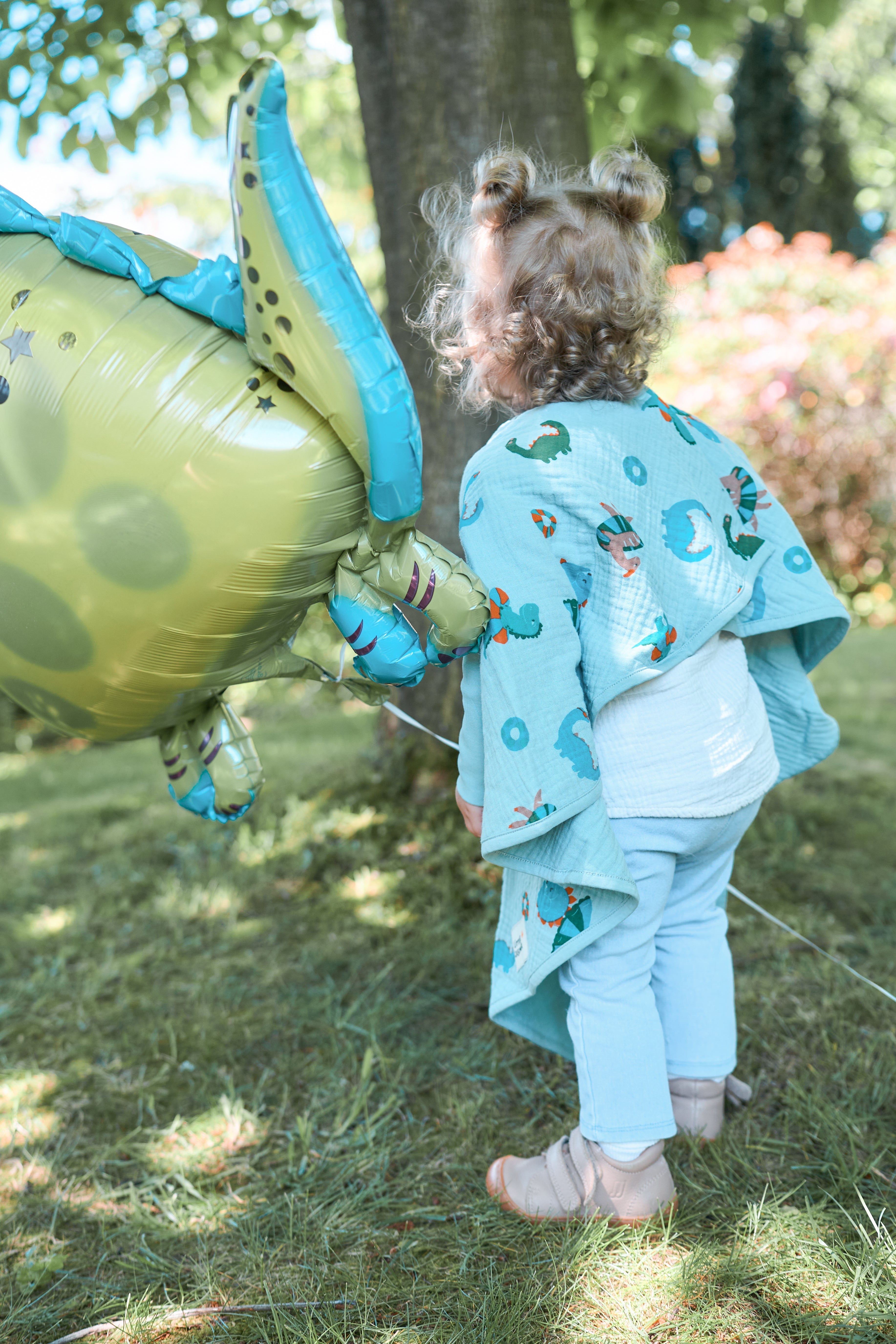 Musselin-Lätzchen Boo Breeze Dino Beach Party, Blush Couture