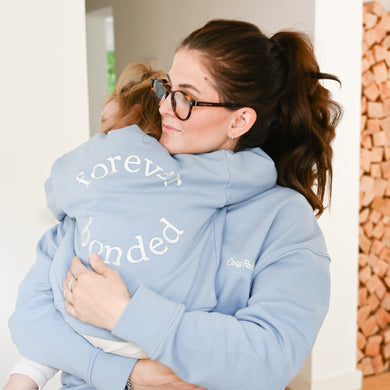Family Sweatshirt MUM Dusty blue- Forever bonded