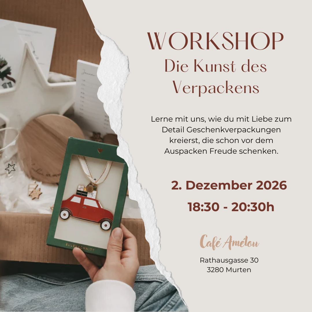 DIE KUNST DES VERPACKENS | 2. Dezember 2026
