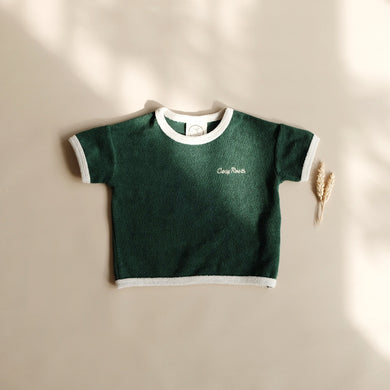 Organic Terry Shirt Vintage Green